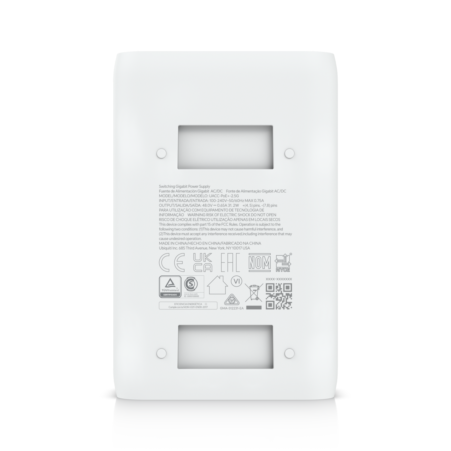 Ubiquiti 2.5G PoE+ Adapter (30W)